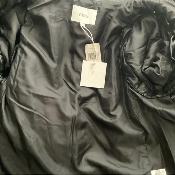 Revolve Pistola Callista Puffer Jacket Removable Sleeves Black Size Large - Picture 15 of 16